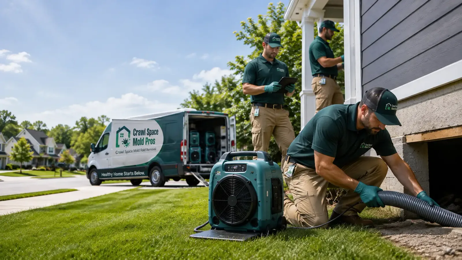 Crawl Space Mold Removal in Syracuse, UT